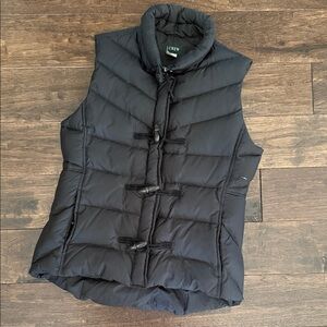 J. Crew Women's Dark Gray Puffer Vest